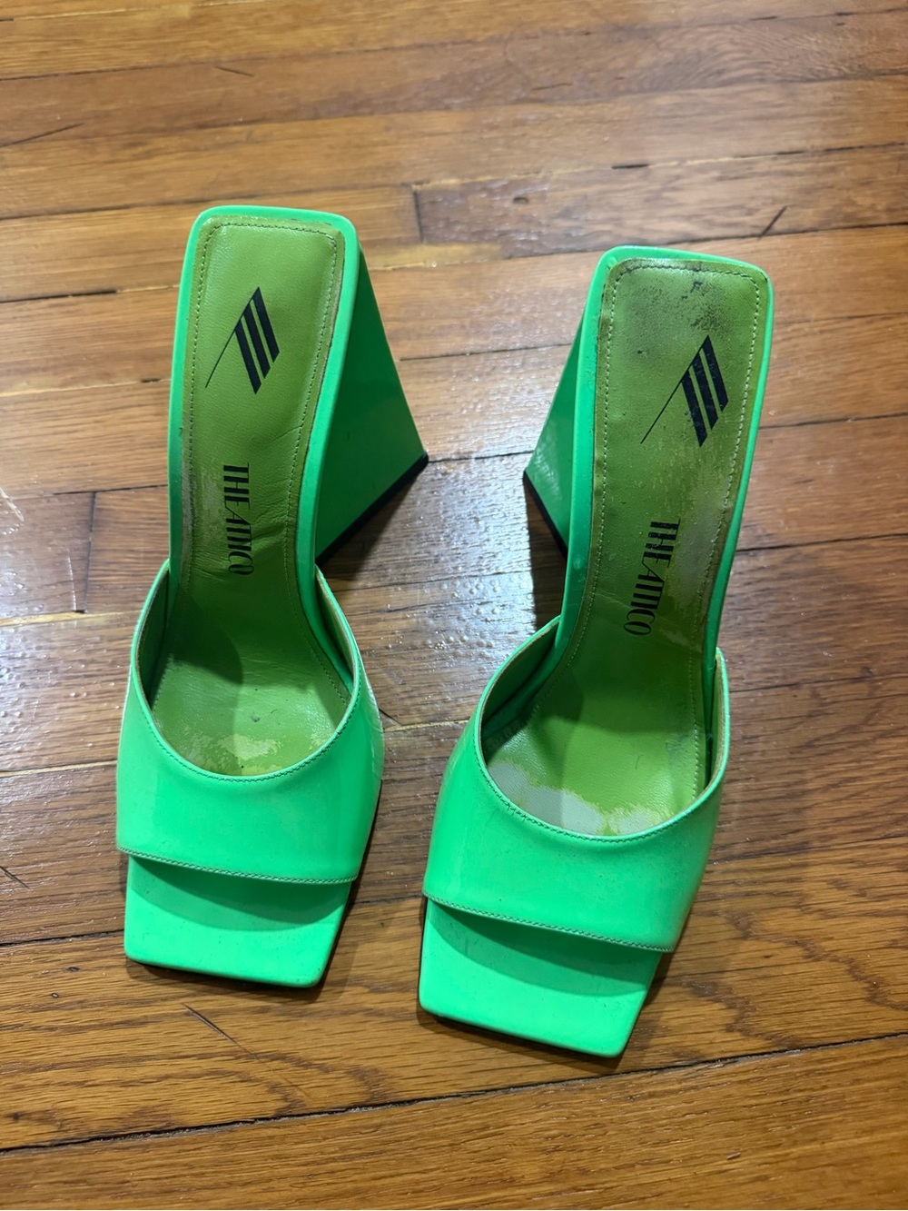 The Attico Devon square-toe mules